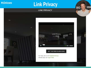 Crawling @kicoes
Link Privacy#clinicseo
 