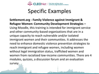 What are the unique characteristics of the intended audience? (technical, work-flow, learning styles)