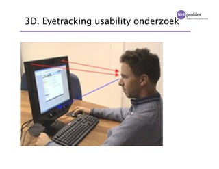 3D. Eyetracking usability onderzoek
 