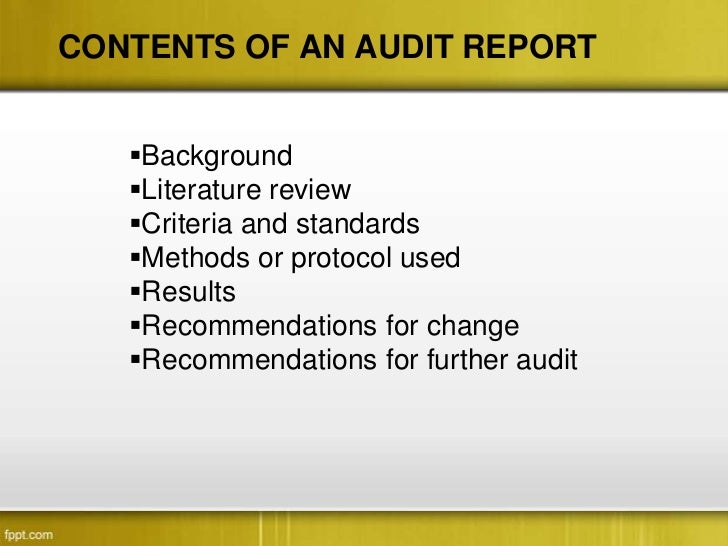 Literature review on internal audit