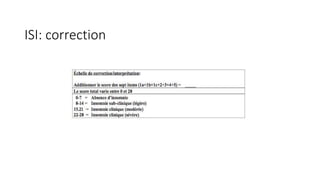 ISI: correction 
 
