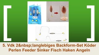 5. Vdk 2&nbsp;langlebiges Backform-Set Köder
Perlen Feeder Sinker Fisch Haken Angeln
 