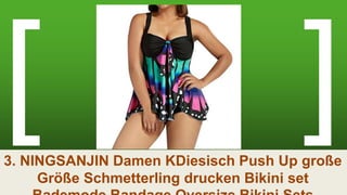 3. NINGSANJIN Damen KDiesisch Push Up große
Größe Schmetterling drucken Bikini set
 