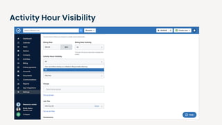 Activity Hour Visibility
 