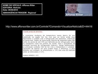 NOME DO VEÍCULO: Affonso Ritter
EDITORIA: Notícias
Data: 09/09/2010
ABRANGÊNCIA/TIRAGEM: Regional




  http://www.affonsoritter.com.br/Controle?Comando=VisualizarNoticia&ID=44416
 