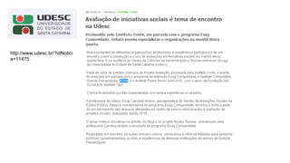 http://www.udesc.br/?idNotici
a=11475
 