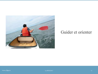 Guider et orienter

www.clipp.ca

Le 09/05/2013

12

 