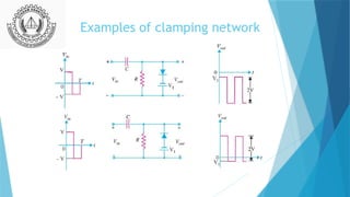 clipper and clamper are the application of semiconductor diodes | PPTX