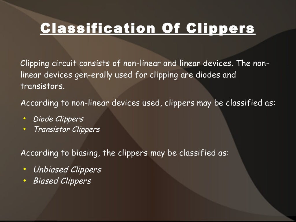 Clipper and clampers