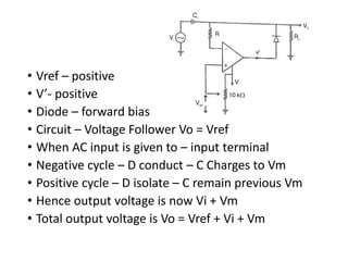 CLIPPER AND CLAMPER AND BIPOLAR JUNCTION TRANSISTER AMPLIFIER | PPT