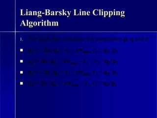 Clipping computer graphics | PPTX