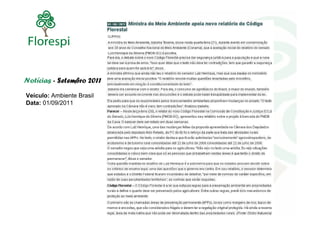 Notícias - Setembro 2011
Veículo: Ambiente Brasil
Data: 01/09/2011
 
