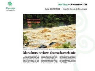 Notícias  – Novembro 2011 Data: 17/77/2011  -  Veículo: Jornal de Piracicaba eeeeeeeeeeeeeeeeeeeeeeeeeeeeeeeeeeeeeeeeeeee 