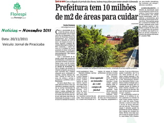 Notícias  – Novembro 2011 Data: 20/11/2011  Veículo: Jornal de Piracicaba eeeeeeeeeeeeeeeeeeeeeeeeeeeeeeeeeeeeeeeeeeee 