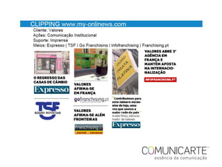 Clipping de imprensa 1a parte