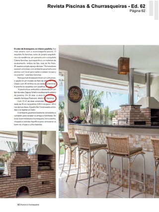 Revista Piscinas & Churrasqueiras - Ed. 62
                                   Página 62
 