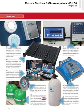 Revista Piscinas & Churrasqueiras - Ed. 58
                                   Página 60
 