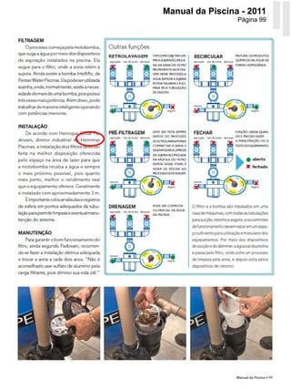 Manual da Piscina - 2011
                 Página 99
 