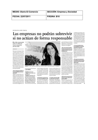 MEDIO: Diario El Comercio   SECCIÓN: Empresa y Sociedad

FECHA: 22/07/2011           PÁGINA: B10
 