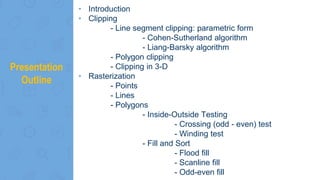 Clipping & Rasterization | PPT