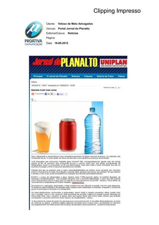 Clipping Impresso

Cliente:   Veloso de Melo Advogados
Veículo: Portal Jornal do Planalto
Editoria/Coluna: Notícias
Página:
Data: 18-06-2012
 