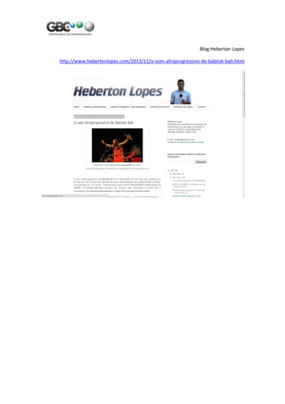 Blog Heberton Lopes
http://www.hebertonlopes.com/2013/11/o-som-afroprogressivo-de-babilak-bah.html
 