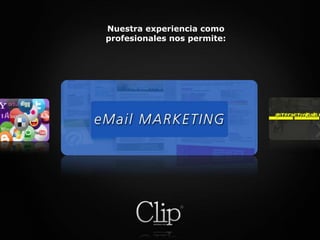 Nuestra experiencia como profesionales nos permite: 