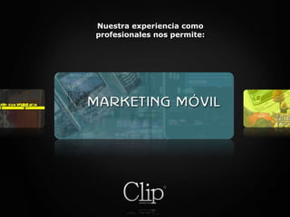 Nuestra experiencia como profesionales nos permite: 
