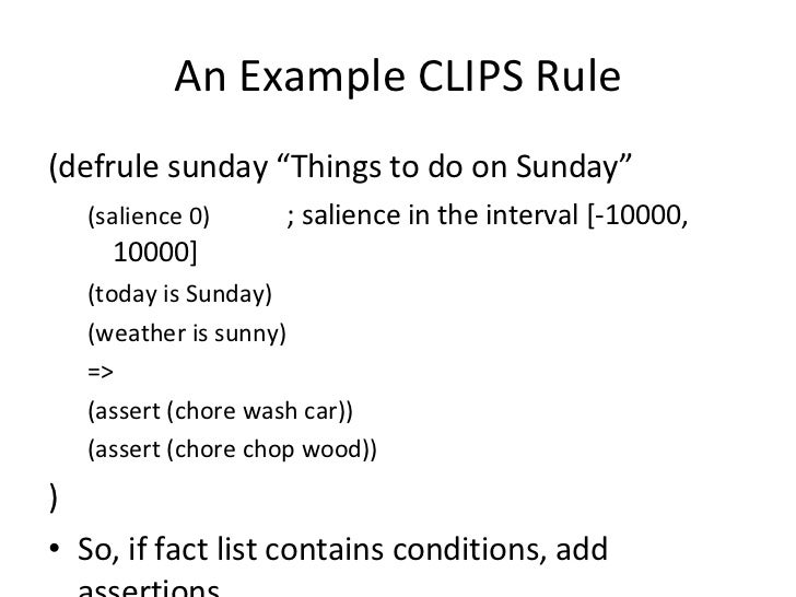 Introduction to CLIPS Expert System