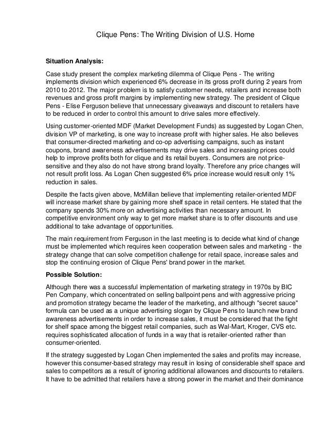 Clique pens analysis essay 06 picture