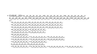 Clique problem step_by_step | PPTX
