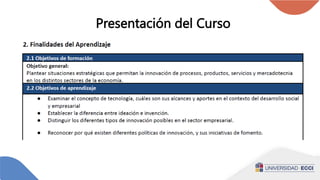Presentación del Curso
 