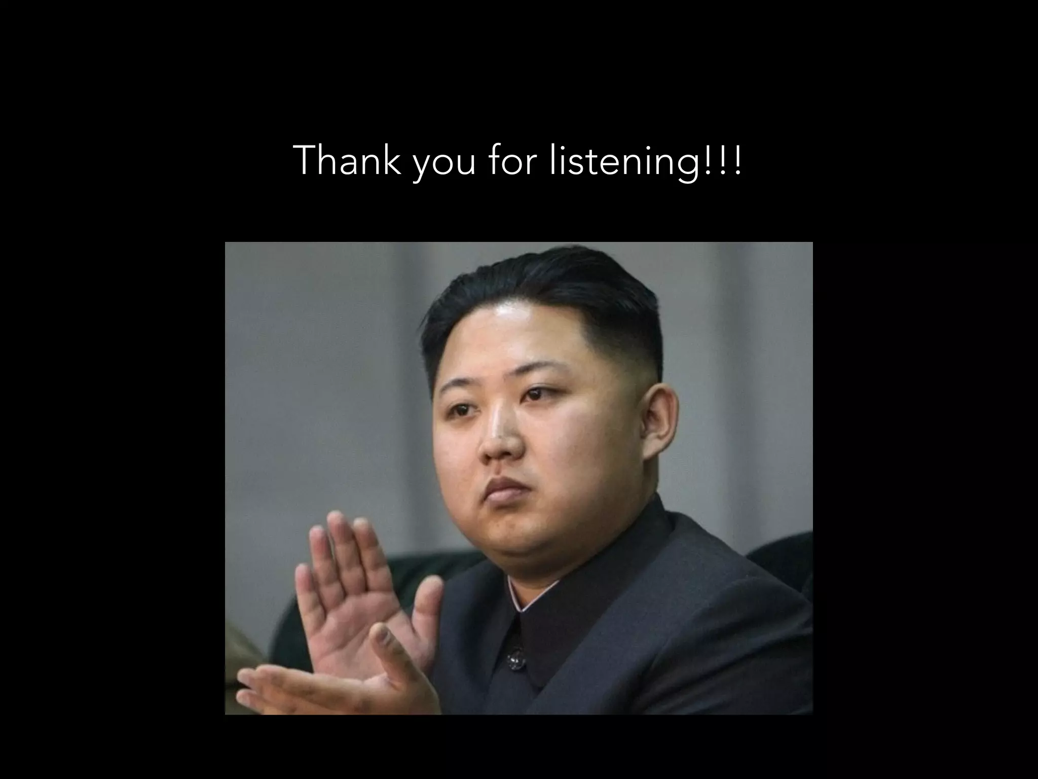 Thank you for listening!!! 
