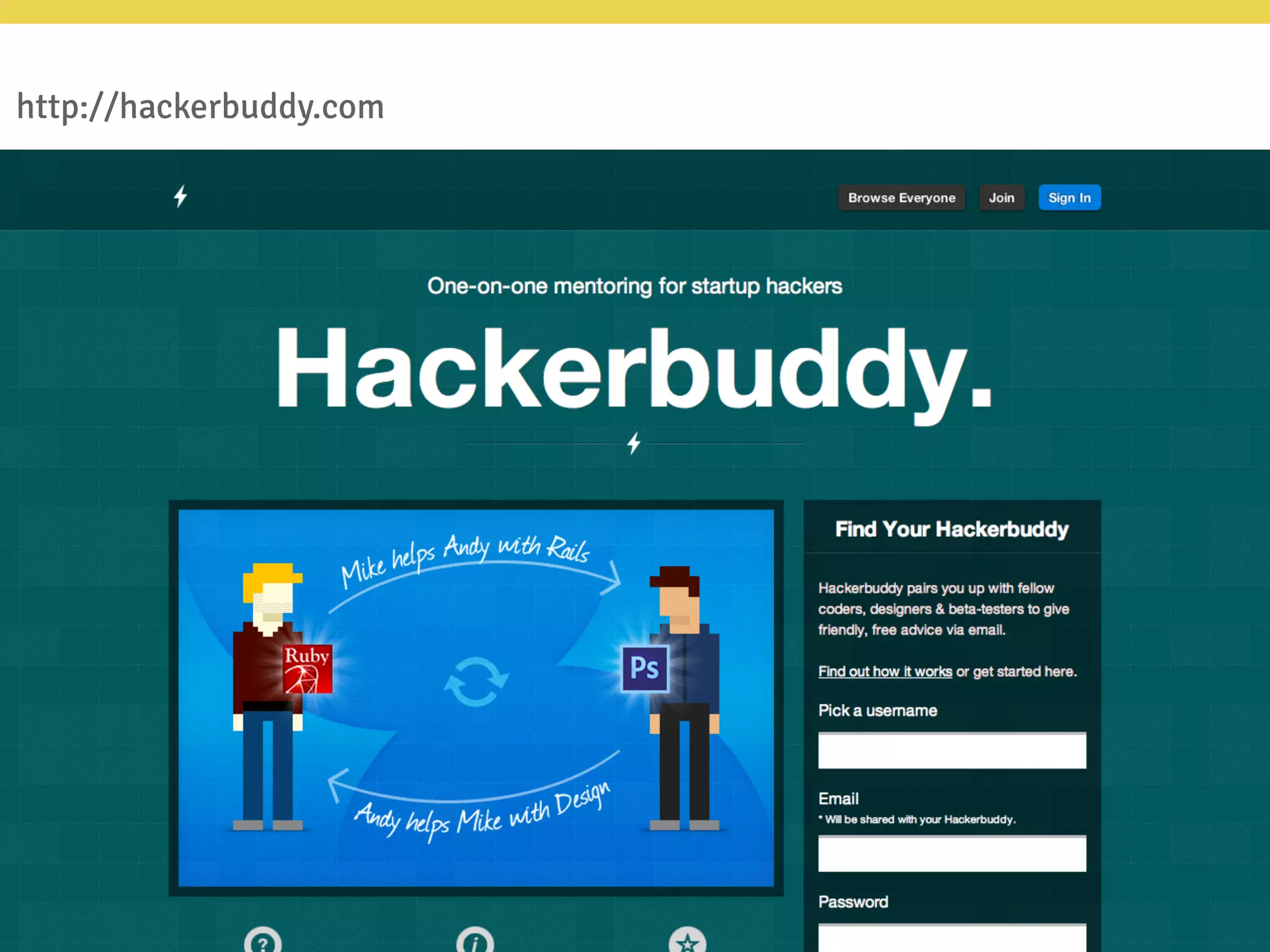 http://hackerbuddy.com
 