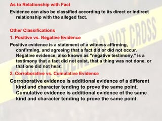 Confirming Evidence CLJ322 evidence For forensic investigation | PPTX