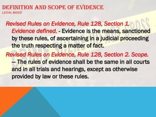 CLJ322 evidence For forensic investigation | PPTX