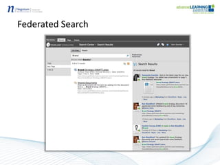 Federated Search
 