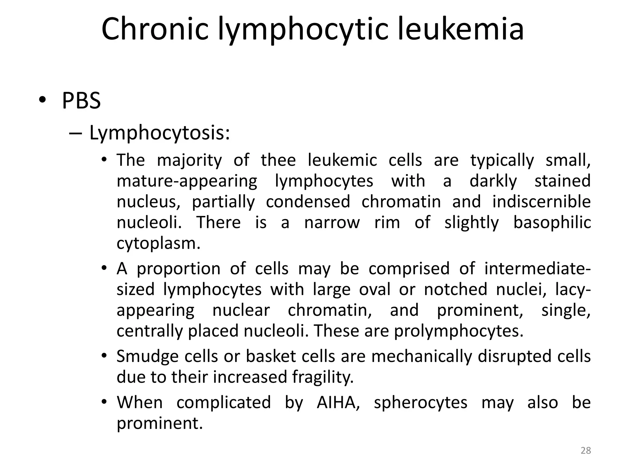 Chronic lymphocytic leukemia | PPTX