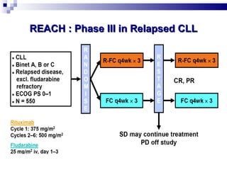 REACH : Phase III in Relapsed CLL 