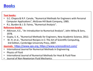 Notes on numerical methods in chemical engineering CLL113 Notes ...