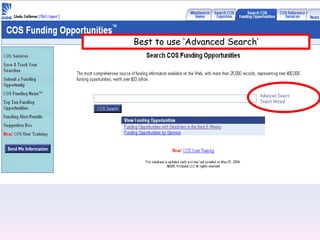 Best to use ‘Advanced Search’