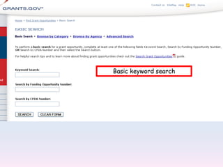  Set up email alerts for grant notices