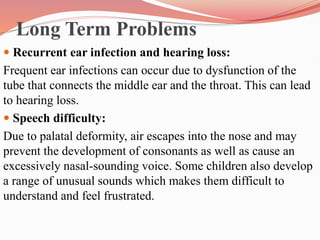 Palatal Infection cleft lip and palate | PPTX