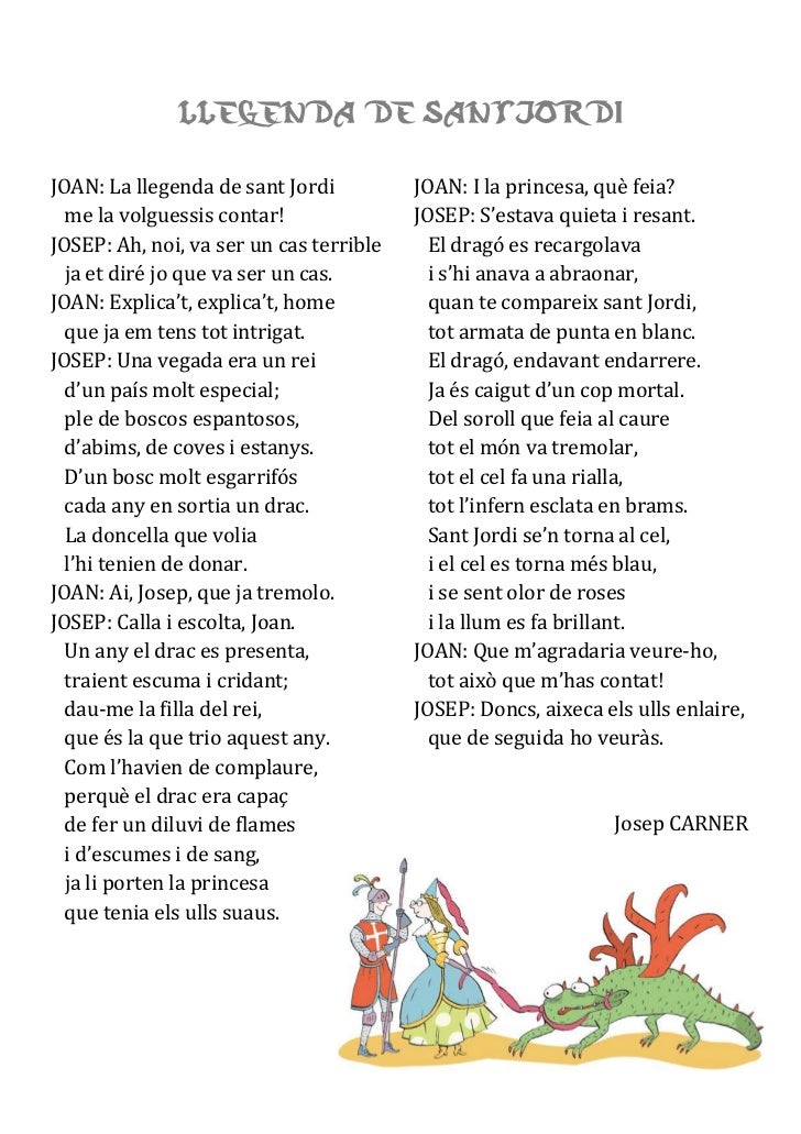 Cl llegenda st jordi