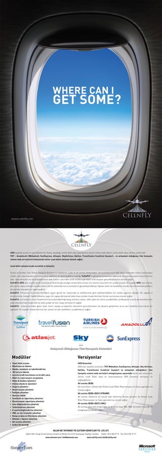 CellnFLY Online Air Ticket System
