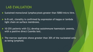 Cll Quality Lab Cll pathogenesis and targeted therapy | PPTX