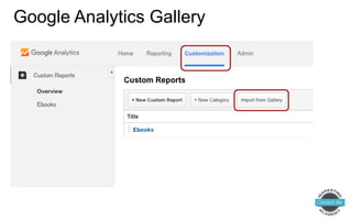 Google Analytics Gallery
 