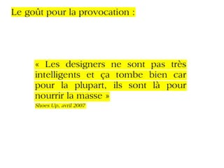 Un aperçu différent du design