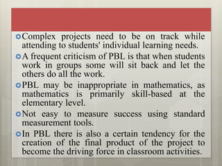 Project based learning | PPTX