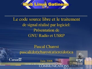 CLG - GNURadio et USRP
